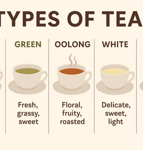 Types of Tea: A Complete Guide to Black, Green, Oolong, White, and Herbal Teas